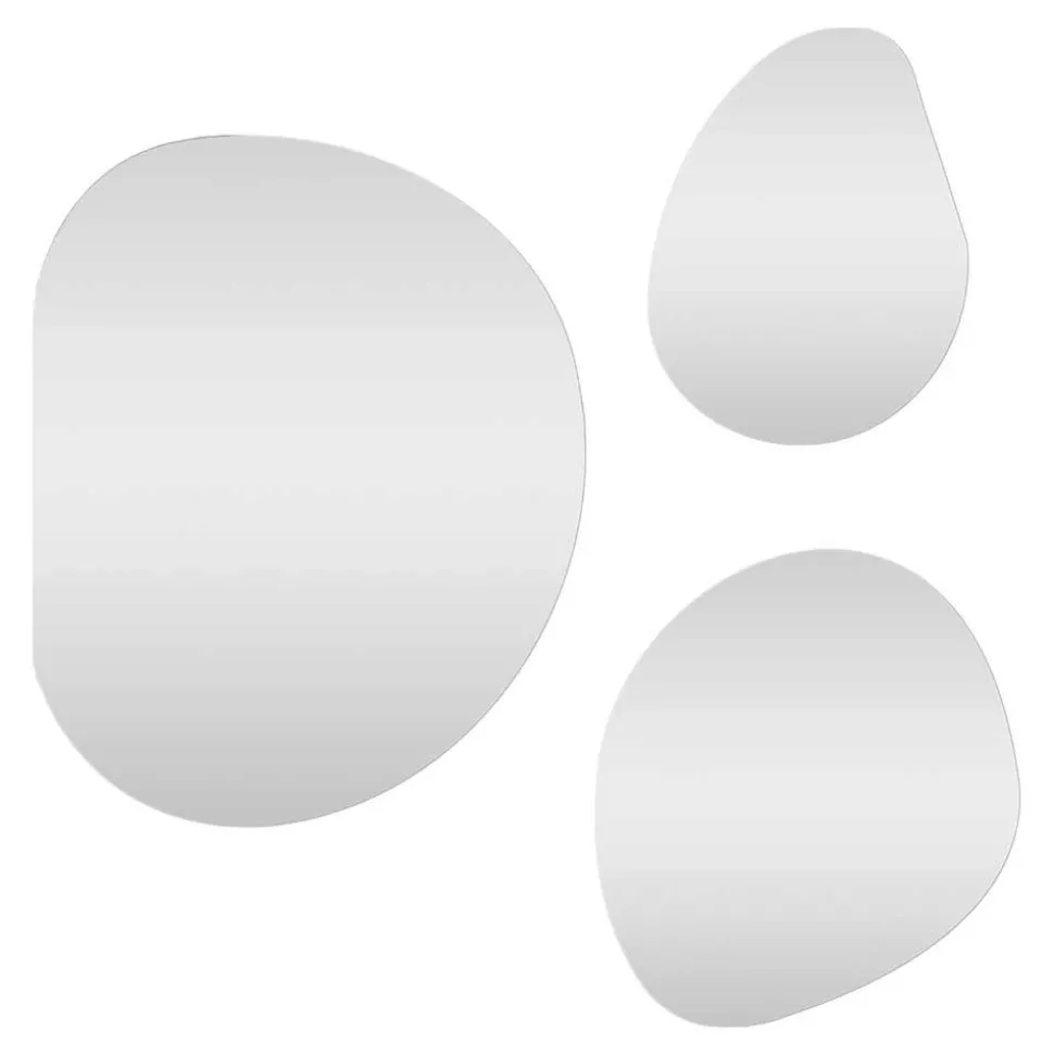 Wandspiegel Set in modernem Design - Seventys (dreiteilig)