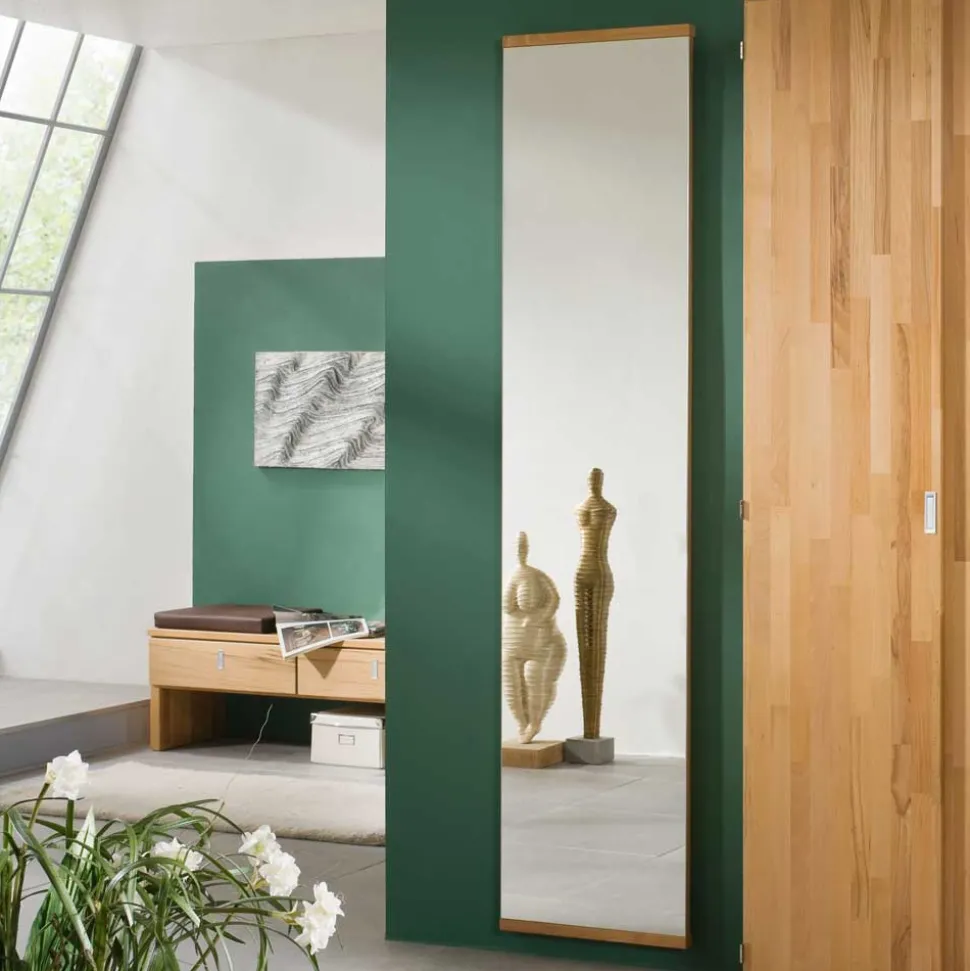 Wandspiegel Wislama aus Kernbuche Massivholz