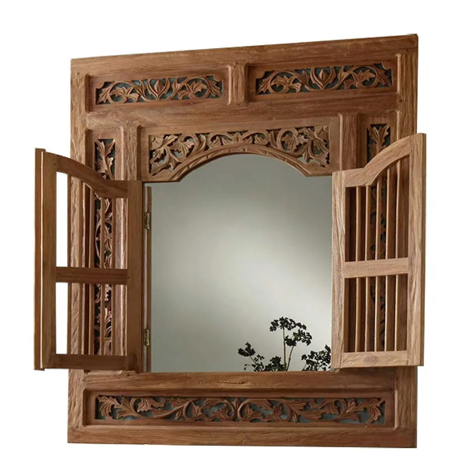 Wandspiegel Zenya mit Fensterläden