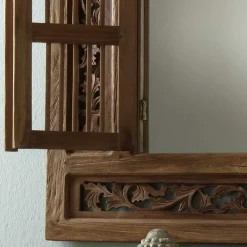 Wandspiegel Zenya mit Fensterläden