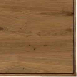 Wand-Vitrine aus Wildeiche Massivholz - Millena