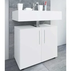 Waschbecken Badschrank mit Doppeltür - Sua