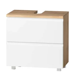 Waschbecken Unterschrank mit Klappe & Schublade - Eight