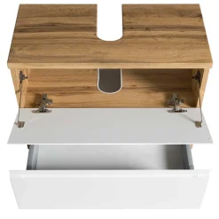 Waschbecken Unterschrank mit Klappe & Schublade - Eight