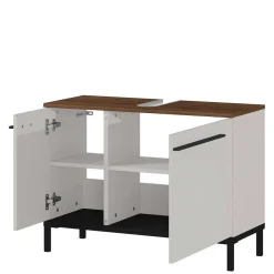 Waschbecken Unterschrank in Hellgrau - Dolida