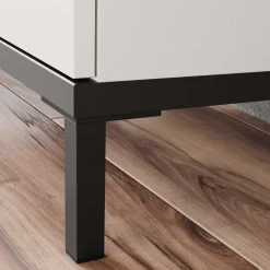 Waschbecken Unterschrank in Hellgrau - Dolida