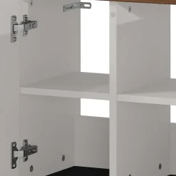 Waschbecken Unterschrank in Hellgrau - Dolida