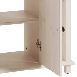 Waschbeckenschrank aus Holz in Weiß - Cilao