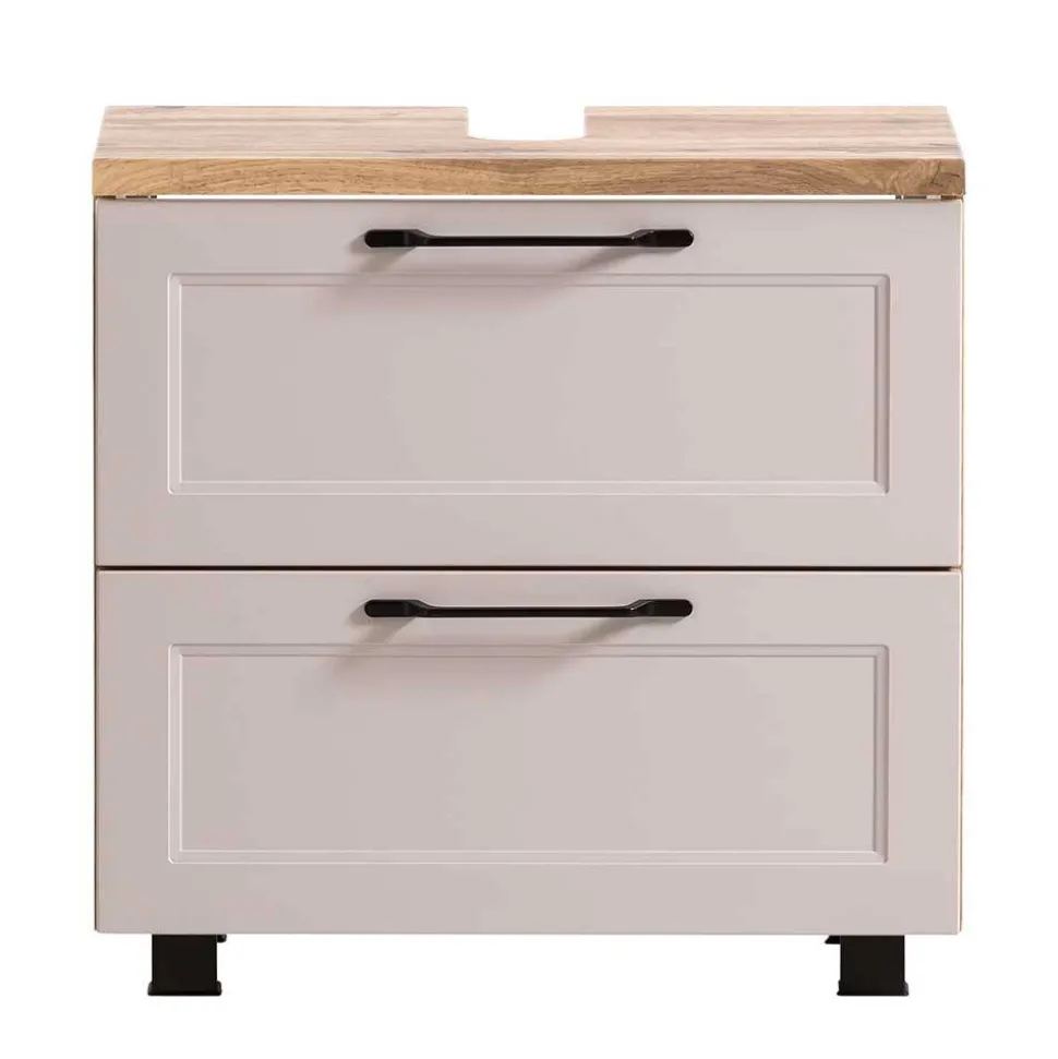 Waschbeckenschrank in Hellgrau - Trioto