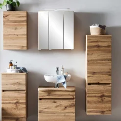 Waschbeckenschrank in Holzoptik Wildeiche - Drumias