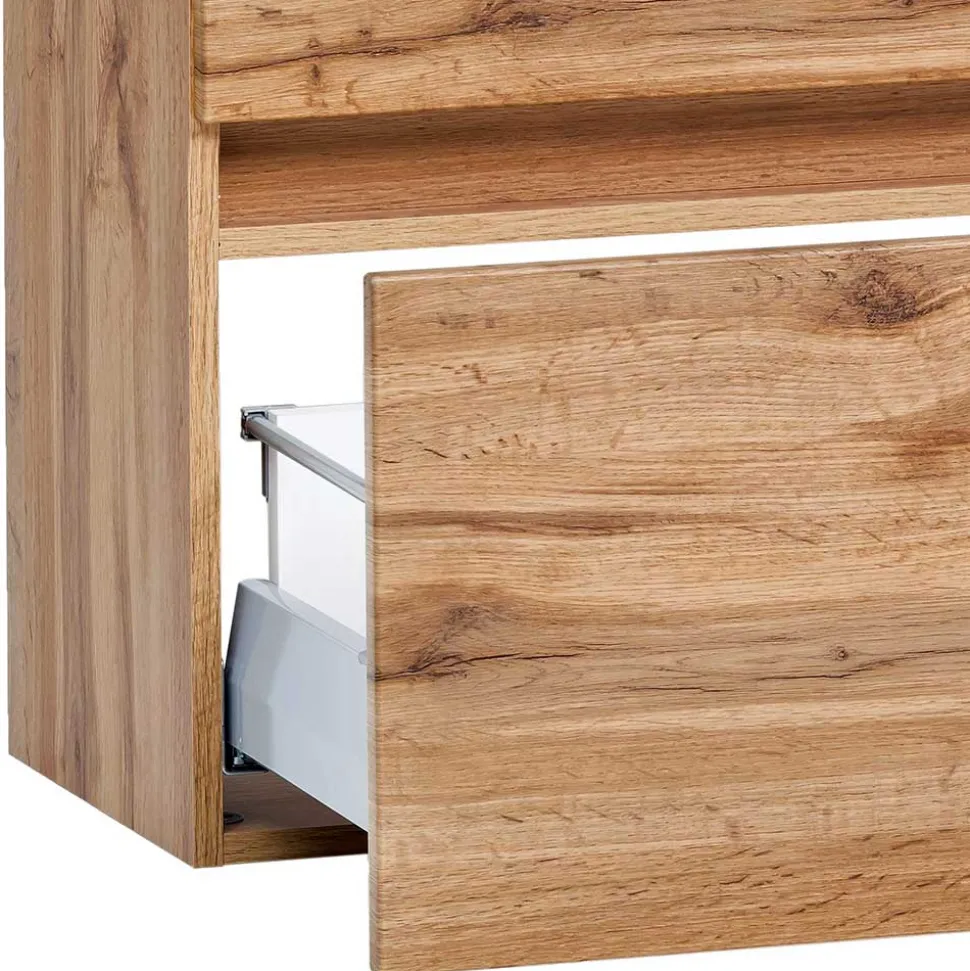Waschbeckenschrank in Holzoptik Wildeiche - Drumias