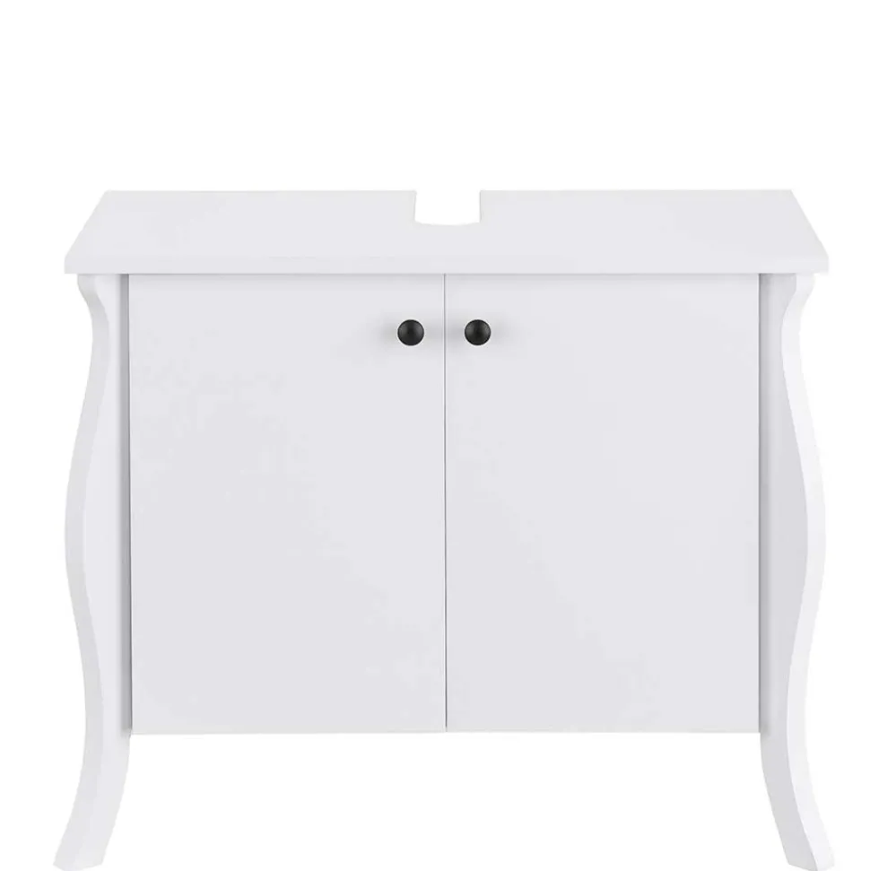 Waschbeckenschrank in Weiß - 2-türig - Besi