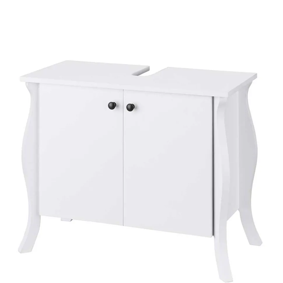 Waschbeckenschrank in Weiß - 2-türig - Besi