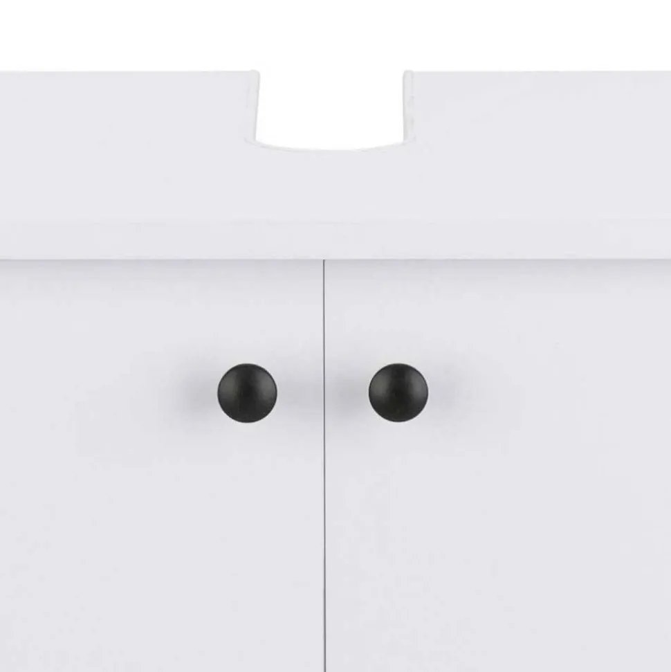 Waschbeckenschrank in Weiß - 2-türig - Besi