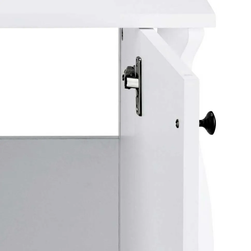 Waschbeckenschrank in Weiß - 2-türig - Besi