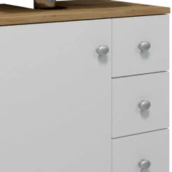 Waschbeckenschrank mit drei Schubladen & Tür - Nelani I