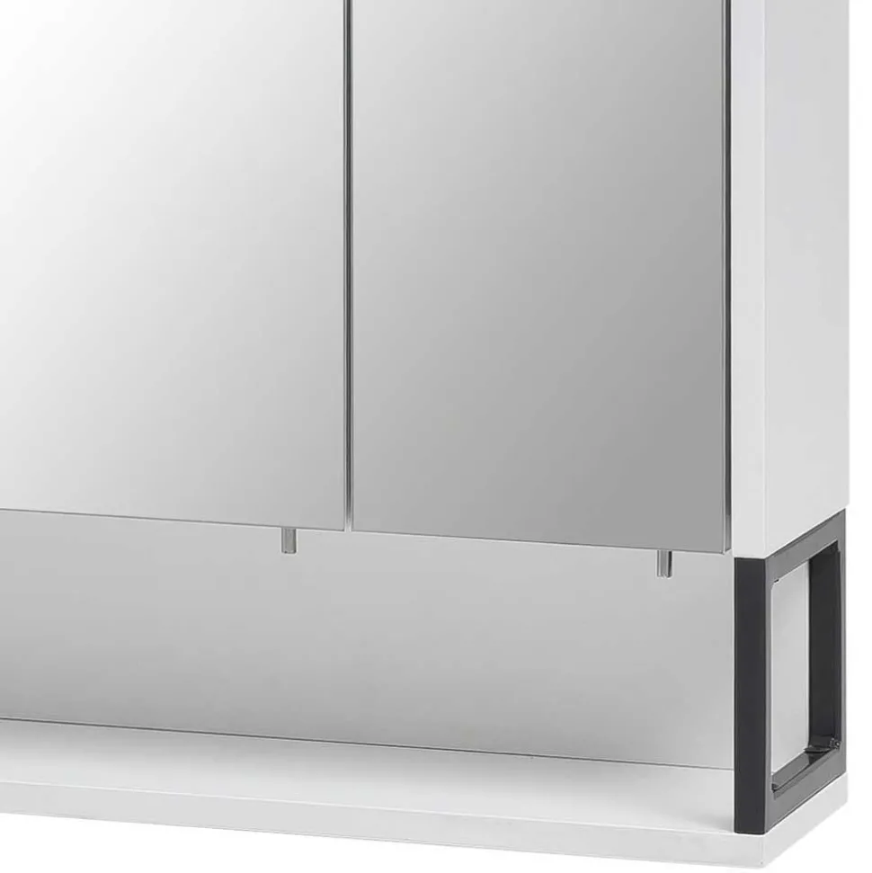 Waschbeckenschrank mit Spiegelschrank Set - Ismilav (zweiteilig)