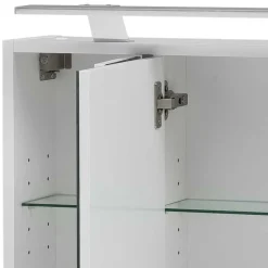 Waschbeckenschrank mit Spiegelschrank Set - Ismilav (zweiteilig)