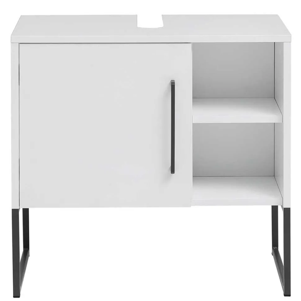 Waschbeckenschrank mit Spiegelschrank Set - Ismilav (zweiteilig)