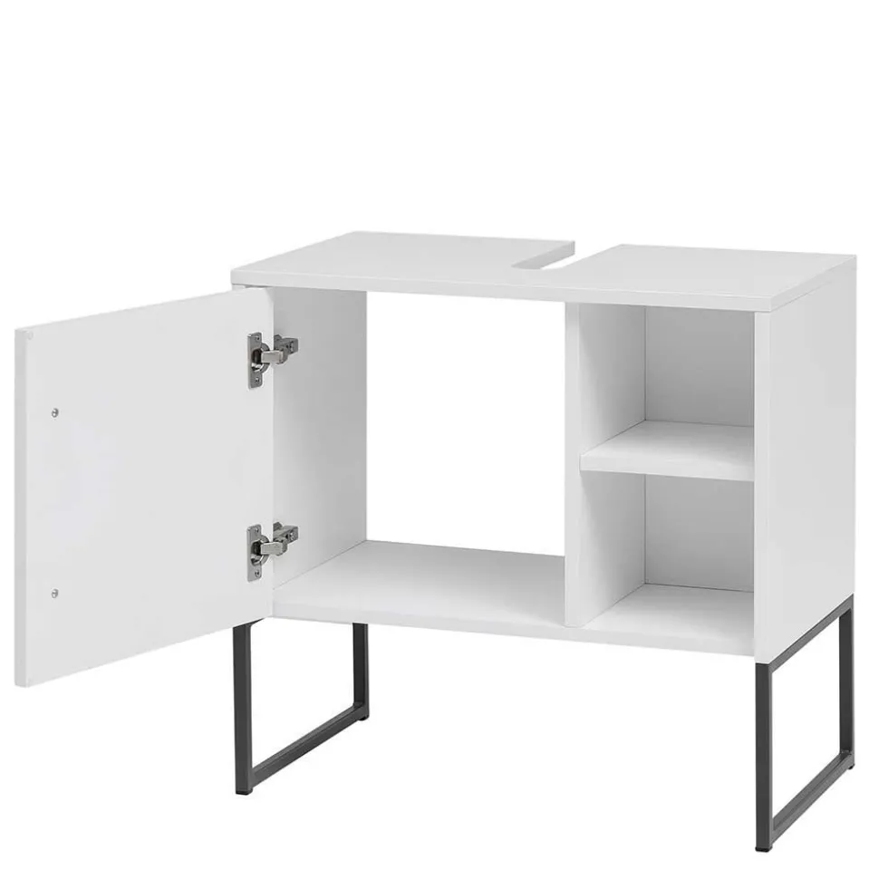 Waschbeckenschrank mit Spiegelschrank Set - Ismilav (zweiteilig)