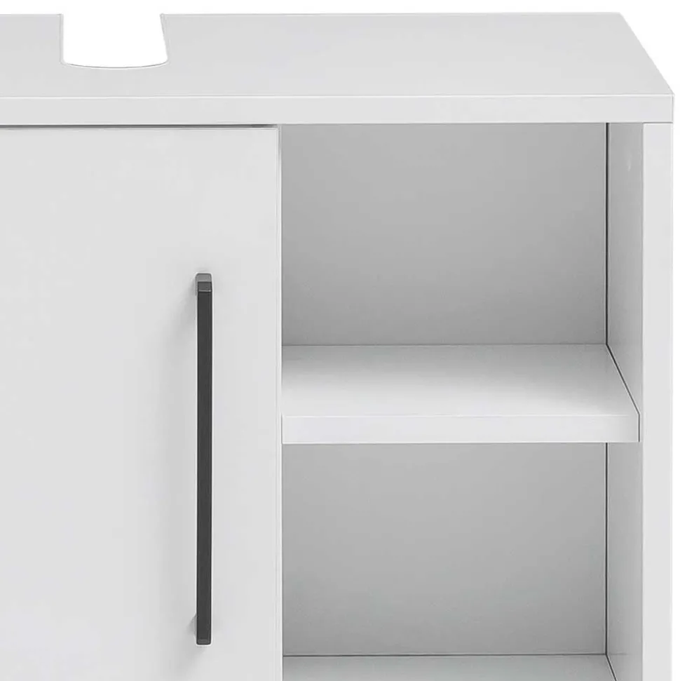 Waschbeckenschrank mit Spiegelschrank Set - Ismilav (zweiteilig)