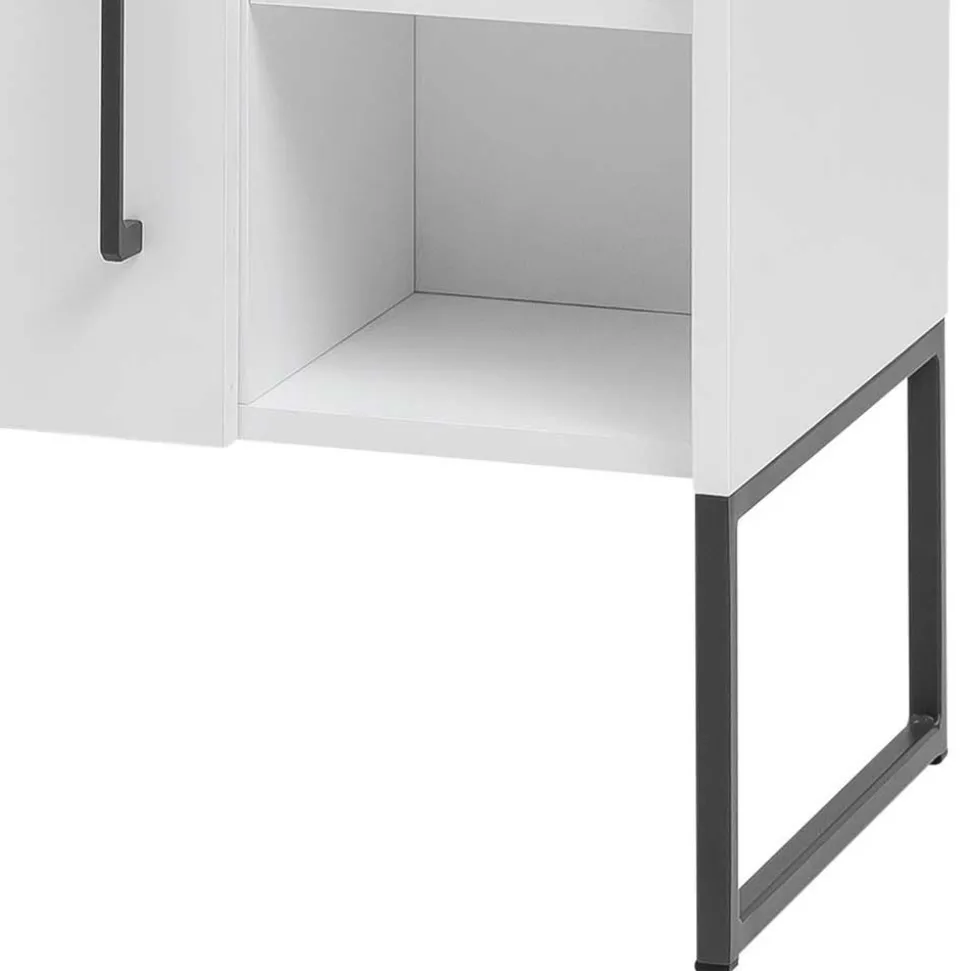 Waschbeckenschrank mit Spiegelschrank Set - Ismilav (zweiteilig)