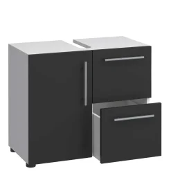 Waschbeckenschrank mit zwei Schubladen und Tür - Cranies