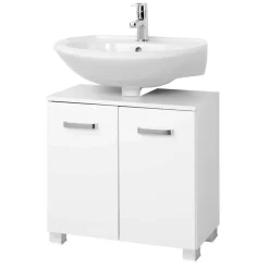 Waschbeckenschrank Sagunis in Weiß