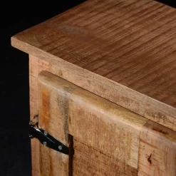 Waschbeckenschrank Suennas aus Mangobaum Massivholz