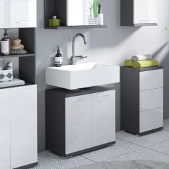 Waschbeckenschrank 2-türig - Asutria