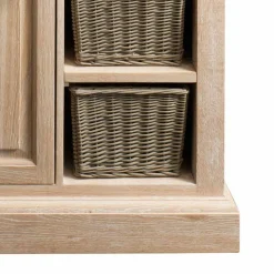 Waschbeckenschrank Vish in Eiche Bianco