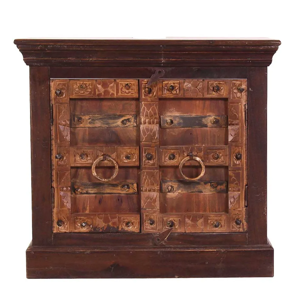 Waschbeckenunterschrank aus Recyclingholz - Solapura