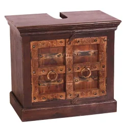 Waschbeckenunterschrank aus Recyclingholz - Solapura