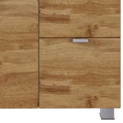 Waschbecken-Unterschrank in Wildeiche Holzoptik - Sucaeva