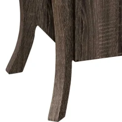 Waschbeckenunterschrank in Eiche Grau Holz Dekor - Fionora