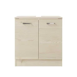 Waschbeckenunterschrank in hellem Holzdekor Pinie - Nova