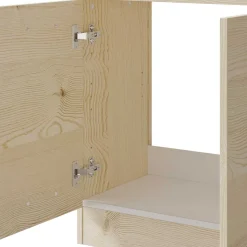 Waschbeckenunterschrank in hellem Holzdekor Pinie - Nova