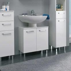 Waschbeckenunterschrank in Weiß - Ardin