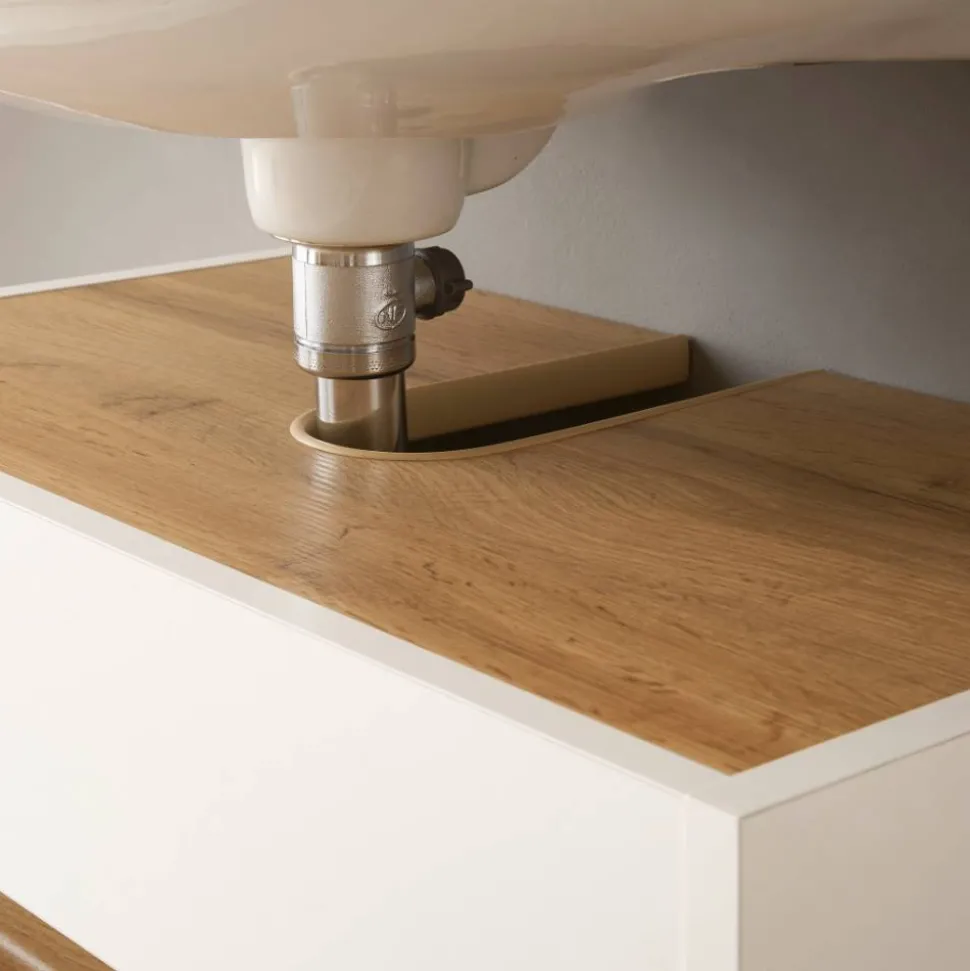 Waschbeckenunterschrank in Weiß - Nonessia