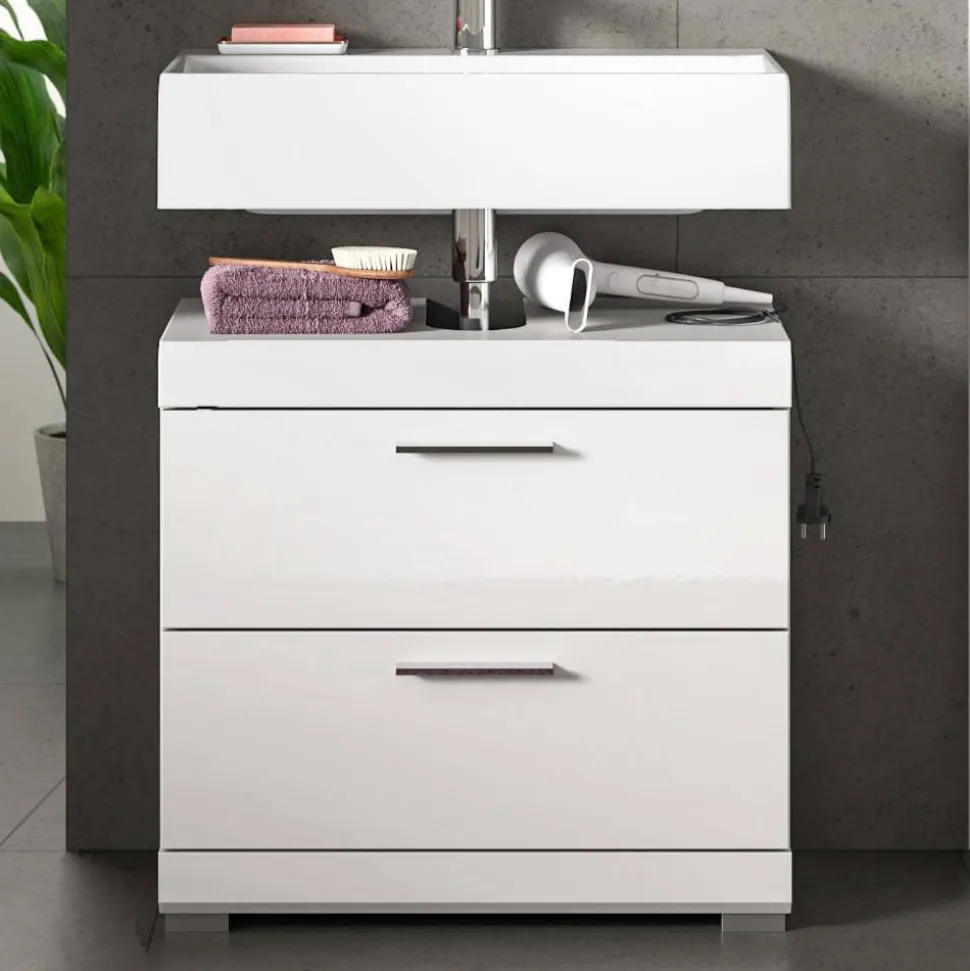 Waschbecken-Unterschrank in Weiß - Henriette