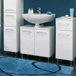 Waschbecken-Unterschrank mit Doppeltür - Makimona