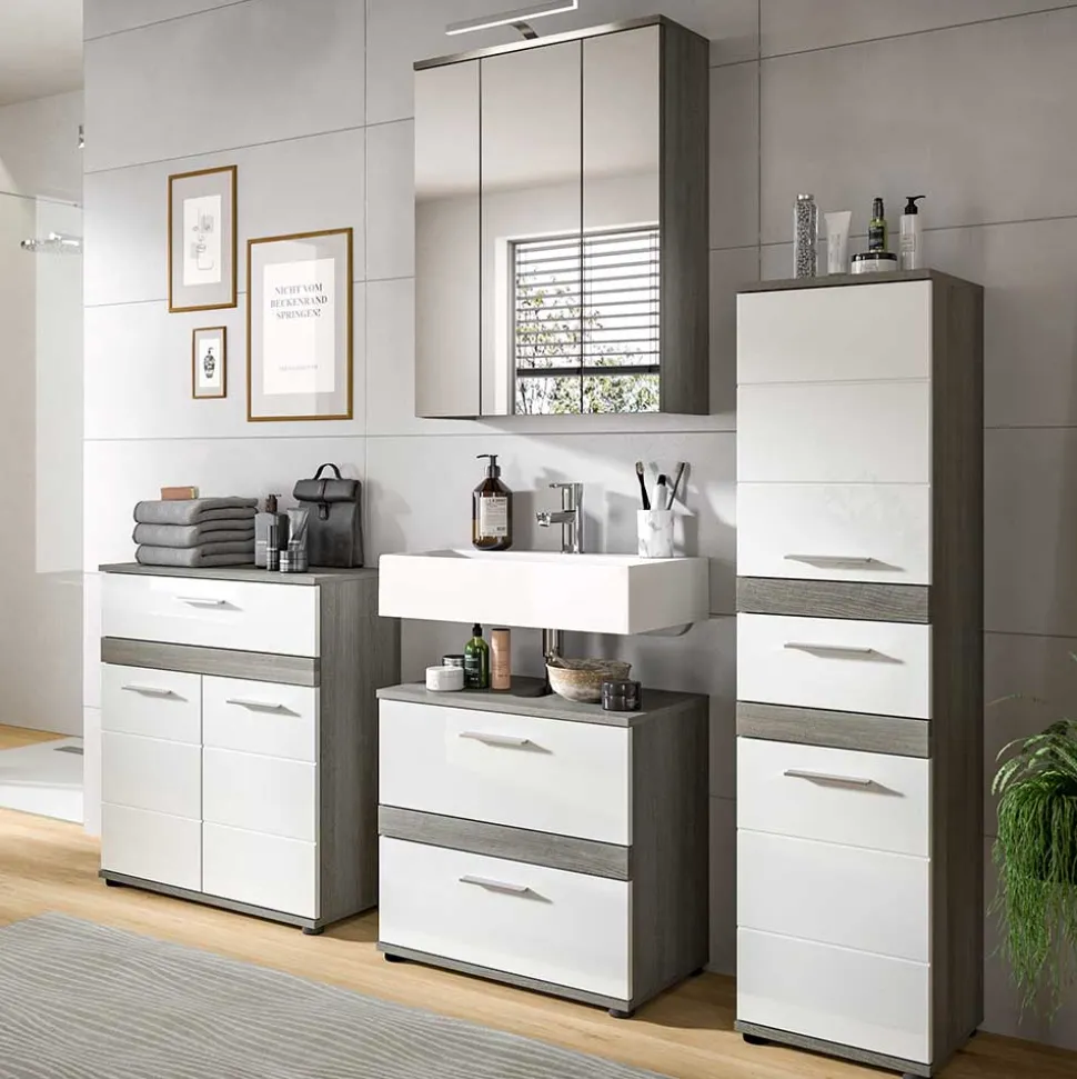 Waschbecken-Unterschrank mit zwei Schubladen - Chapan