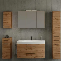 Waschkonsole in Holzdekor Wildeiche - Arazony