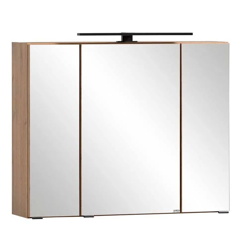 Waschkonsole und Spiegelschrank Set - Trioto (zweiteilig)