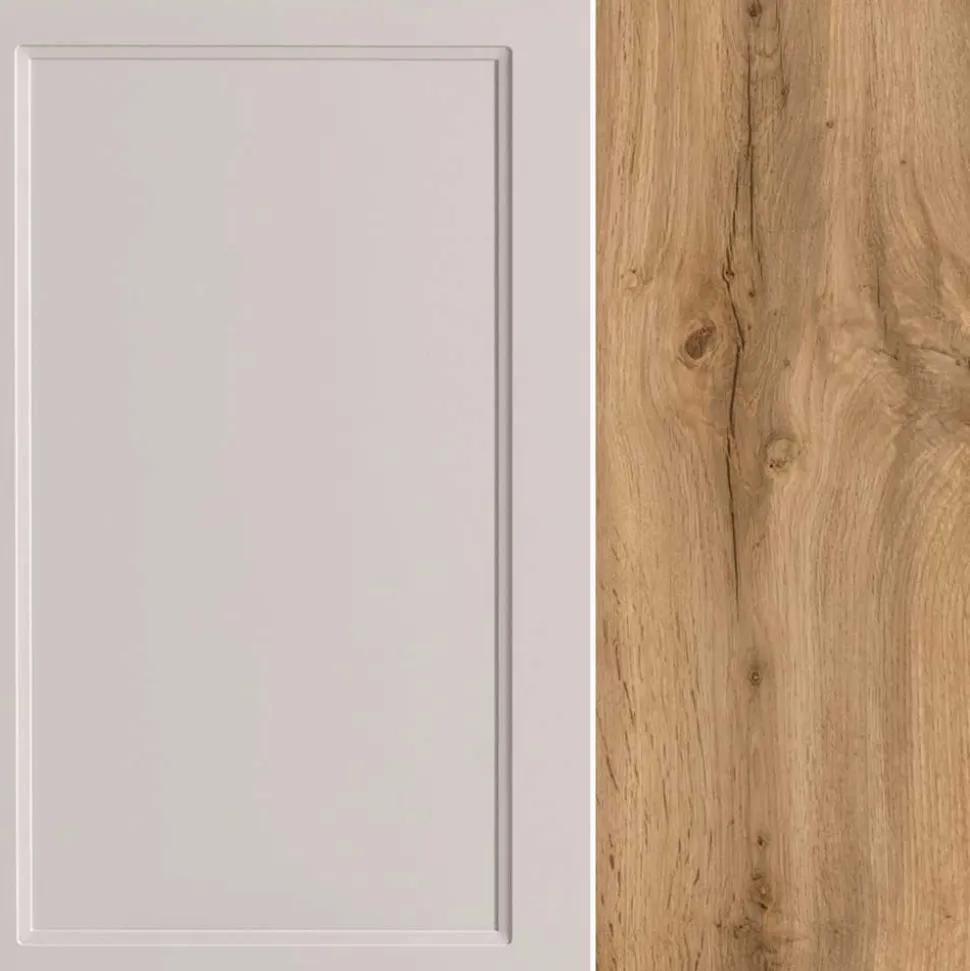 Waschkonsole und Spiegelschrank Set - Trioto (zweiteilig)