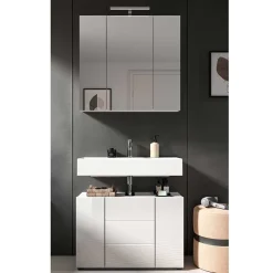 Waschplatz & Spiegelschrank Set - Vitablos (zweiteilig)