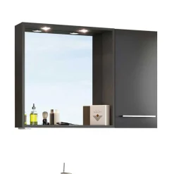 Waschplatz Ausstattung in Grau - Estregos (dreiteilig)