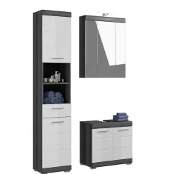 Waschplatz Einrichtung & Hochschrank - Nancys (dreiteilig)