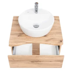 Waschplatz Kombination in Holzoptik - Tofias (zweiteilig)