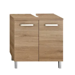 Waschplatz Möbelset in Holzoptik - Lemi (zweiteilig)